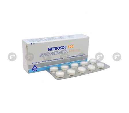 METROSOL 500 CJ X 20 COMPRIMIDOS