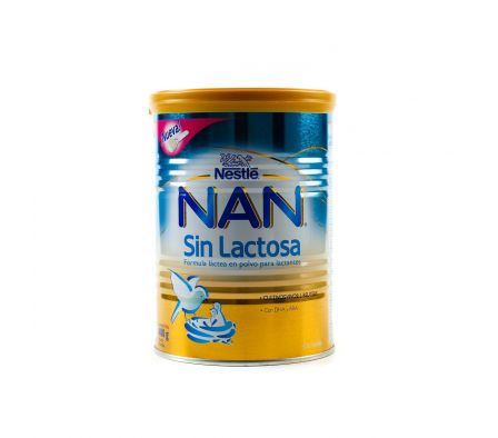 NAN S/ LACTOSA FRASCO X 400 GRAMOS/RN