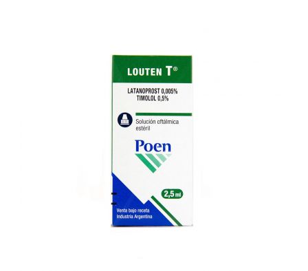 LOUTEN T GTS.OFT.X 2,5 ML. FRASCO