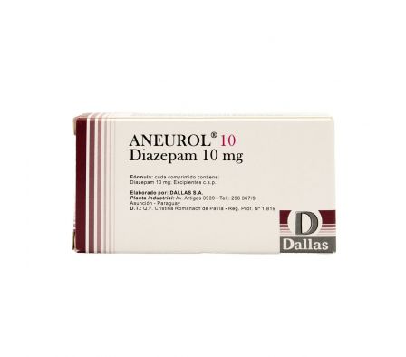 ANEUROL 10 MG. CJ X 20 COMP.