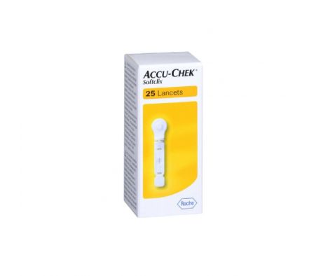 ACCUCHEK SOFTCLIX CJ X 25 UNIDADES