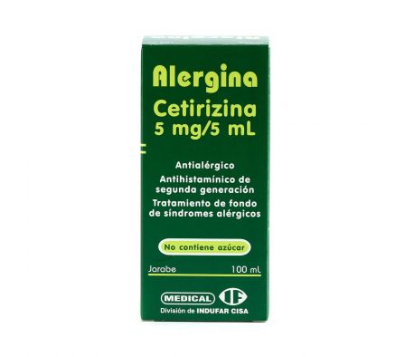 ALERGINA JARABE FRASCO X 100 ML.