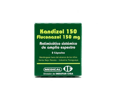 KANDIZOL 150 MG. CJ X 2 CAPSULAS