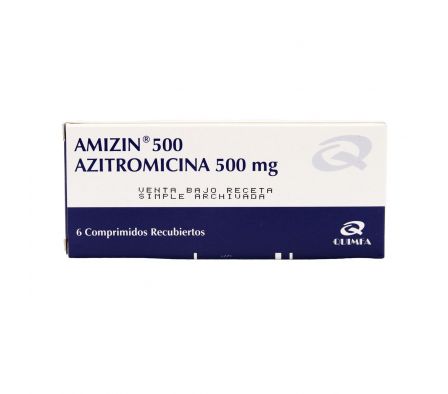 AMIZIN 500 MG. CJ X 6 COMPRIMIDOS