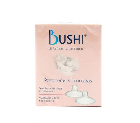 BUSHI PEZONERAS SILICONADAS X 2 CJ