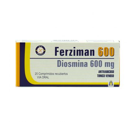 FERZIMAN 600 MG. CJ X 20 COMPRIMIDOS