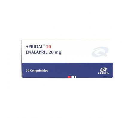 Apridal ® 20 Enalapril 20 mg - Caja de 30 comprimidos