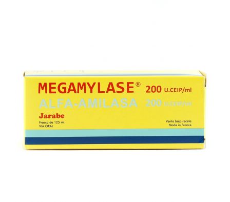 MEGAMYLASE JARABE FRASCO X 125 ML.