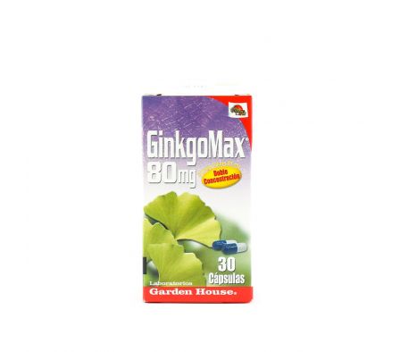GINKGO MAX 80 MG. CJ X 30 CAPSULAS