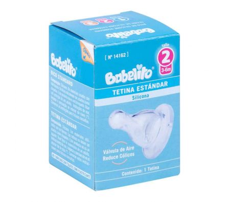 Babelito tetina silicona n°2 cj1 unid.