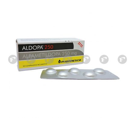 ALDOPA 250 MG. CJ X 30 COMPRIMIDOS