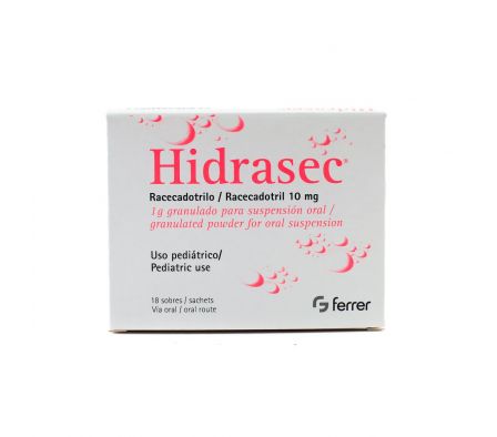 HIDRASEC 10 MG. LACT. CJ X 18 SOBRES