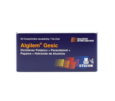 ALGILEM GESIC CJ X 20 COMPRIMIDOS