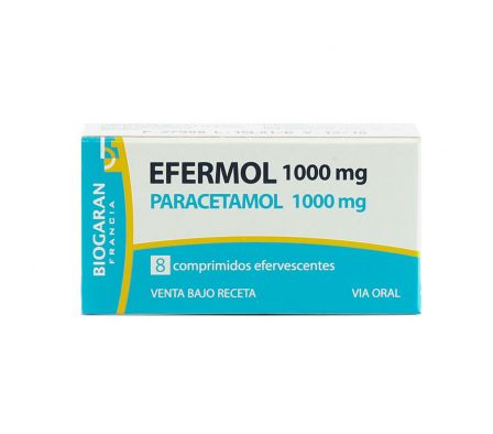 EFERMOL 1000 EFERV. UNID X 8 COMPRIMIDOS