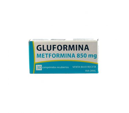 GLUFORMINA CJ X 30 COMPRIMIDOS