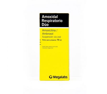 AMOXIDAL RESP. DUO SUSP. FRASCO X 70 ML.