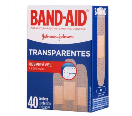 BAND-AID TRANSP. CURITA CJ X 40 UN