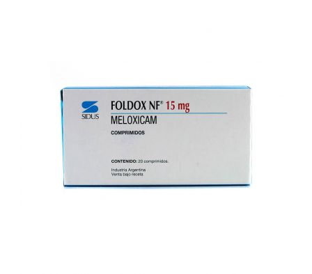 FOLDOX NF 15 MG. CJ X 20 COMPRIMIDOS