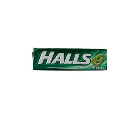 Halls Caramelo Duro Sabor Menta - Paquete de 34 g