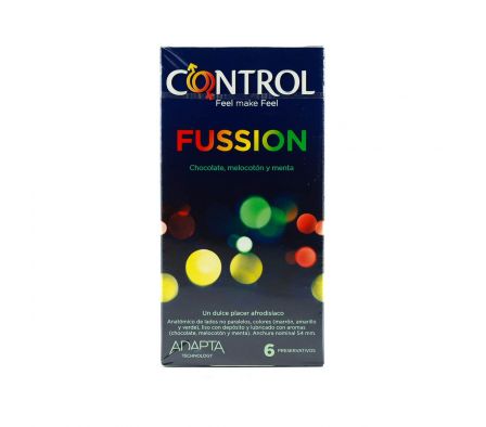 CONTROL ADAPTA FUSSION CONDOMS CJ X 6 UNID.