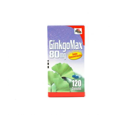 GINKGO MAX 80 MG. CJ X 120 CAPSULAS