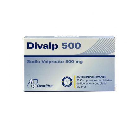 DIVALP 500 MG. CJ X 30 COMPRIMIDOS