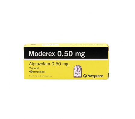 MODEREX 0.50 CJ X 40 COMPRIMIDOS