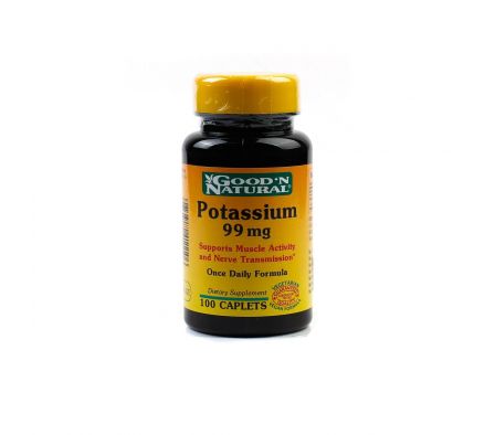POTASSIUM 99 MG. NAT. LIFE FR. X 100 TABL.