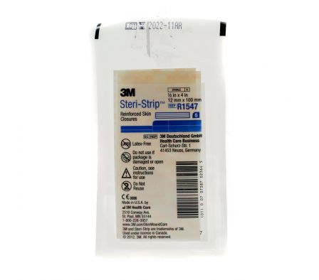 STERI-STRIP 3M R.1547 (12 X 100 MM.)AZUL UNID.