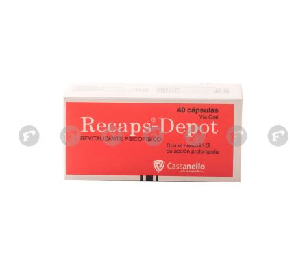 RECAPS DEPOT CJ X 40 CAPSULAS