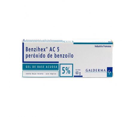 BENZIHEX AC 5% GEL CJ X 60 GRAMOS