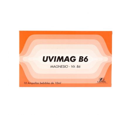 UVIMAG B6 BEB. CJ X 10 AMPOLLA