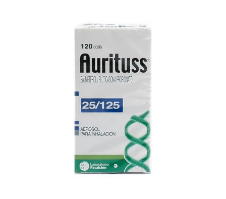AURITUSS 25 / 125 MG. INHAL. FRASCO X 120 DOSIS
