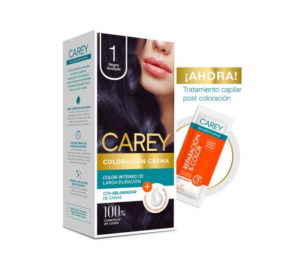 Carey tintura negro azulado n°1 kit