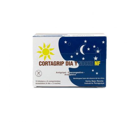 CORTAGRIP DIA Y NOCHE 90 COMP. EXHIB. X 15 BLISTERS
