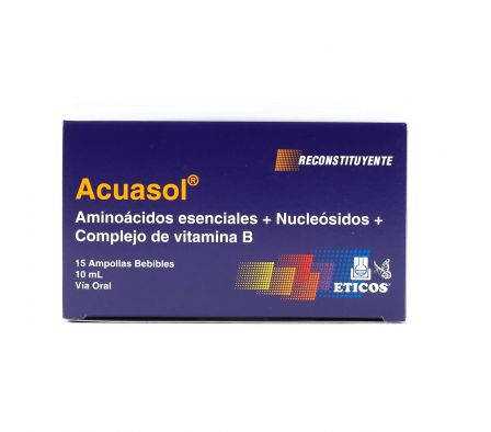 ACUASOL BEB. CJ X 15 AMPOLLAS