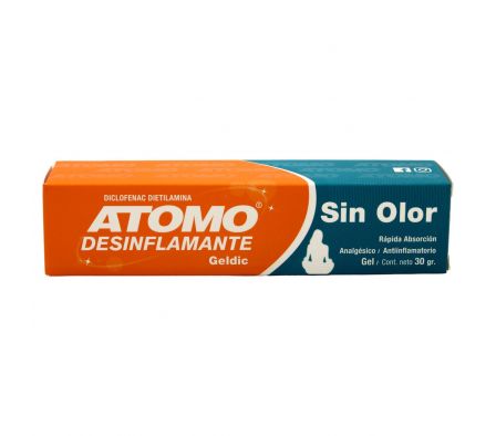 ATOMO DESINFLAMANTE GELDIC CJ X 30 GR.