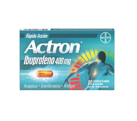 ACTRON 400 MG. CJ X 10 CÁPS.