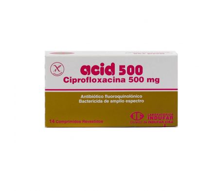 ACID 500 MG. CJ X 14 COMPRIMIDOS