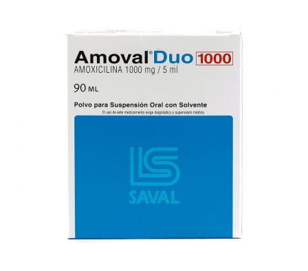 AMOVAL DUO 1000 SUSP. FRASCO X 90 ML.