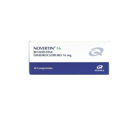 NOVERTIN 16 MG. CJ X 30 COMPRIMIDOS