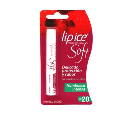 Mentholatum lip ice soft frambueza intense spf20 x2 gr
