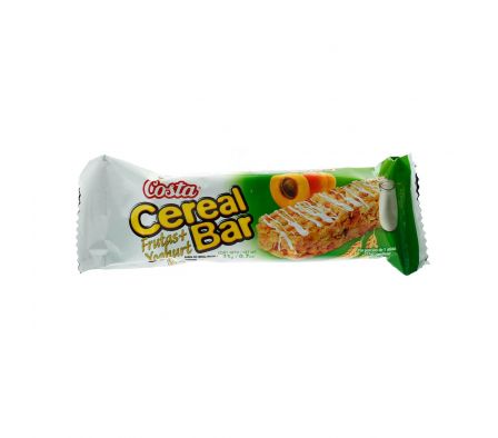 COSTA CEREAL BARRA FRUTAS YOGURT 20PQ/20GR UNID../.
