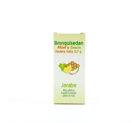 BRONQUISEDAN MIEL Y LIMON JBE. FRASCO X 120 ML.