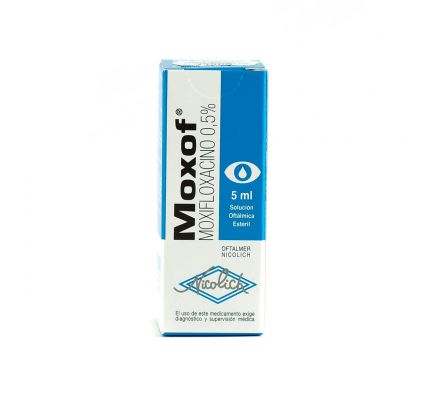 MOXOF SOLUC. OFTALMICA CJ X 5 ML.