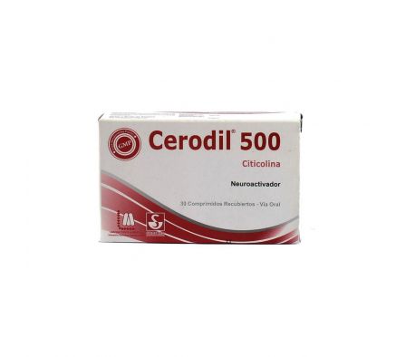 CERODIL 500 MG CJ X 30 COMP. REC.