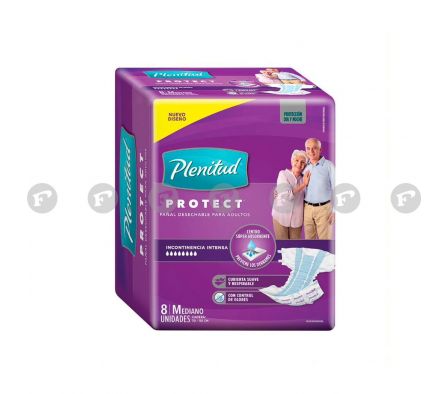 Plenitud pañal adultos protec m paq.8 unid.