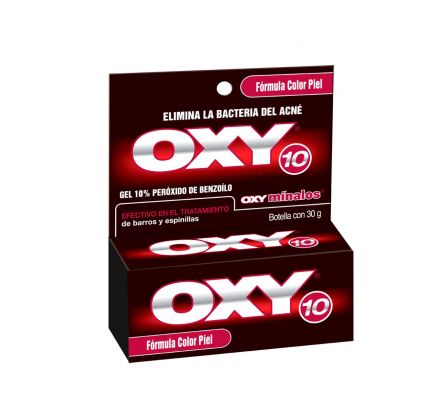 OXY 10 GEL COLOR PIEL FRASCO X 30 GR.