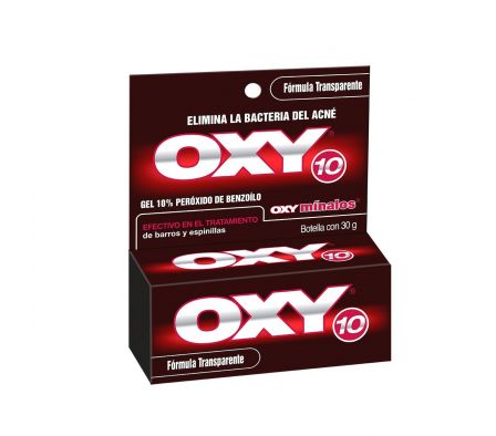 OXY 10 GEL TRANSPARENTE FRASCO X 30 GR.