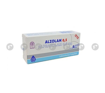 ALZOLAM 0,5 MG CJ X 50 COMP.